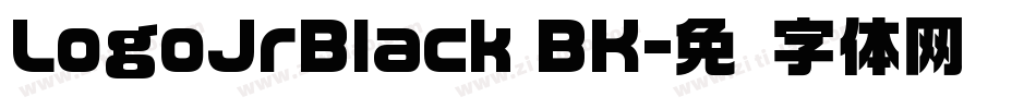 LogoJrBlack BK字体转换